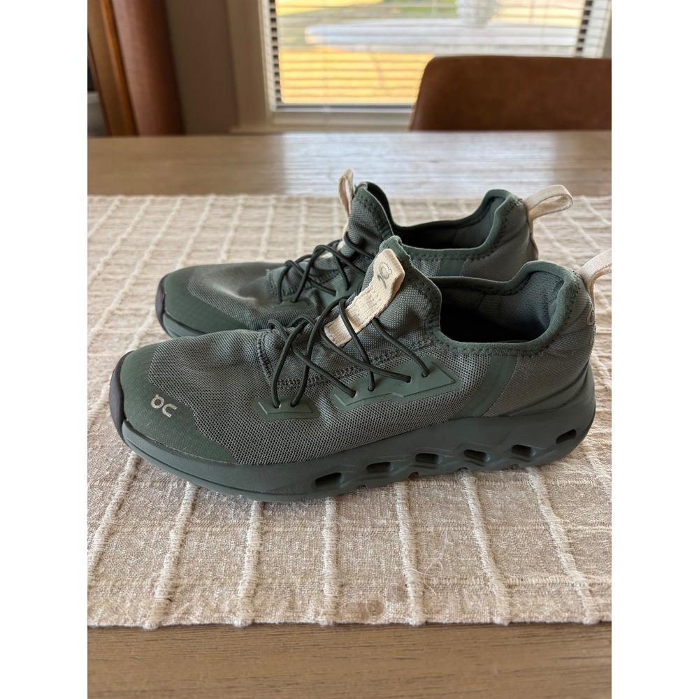 On Cloudleap Kids' Shoes in Olive Ghost size 1.5